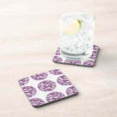 Zebra Print Polka Dots Untersetzer (Rechte Seite)
