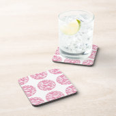 Zebra Print Polka Dots Untersetzer (Rechte Seite)