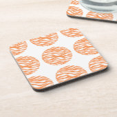 Zebra Print Polka Dots Untersetzer (Linke Seite)