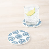 Zebra Print Polka Dots Untersetzer (Seite)