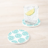 Zebra Print Polka Dots Untersetzer (Seite)