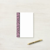 Zebra Print Post-it-Notes Post-it Klebezettel (Auf Schreibtisch)