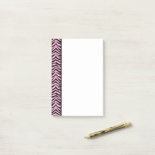 Zebra Print Post-it-Notes Post-it Klebezettel (Auf Schreibtisch)