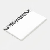 Zebra Print Post-it-Notes Post-it Klebezettel (angewinkelt)