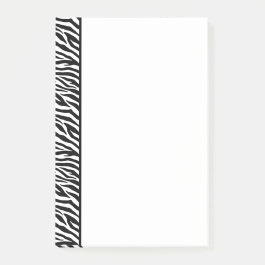 Zebra Print Post-it-Notes Post-it Klebezettel (Vorderseite)