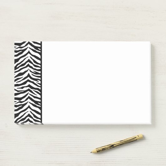Zebra Print Post-it-Notes Post-it Klebezettel (Auf Schreibtisch)