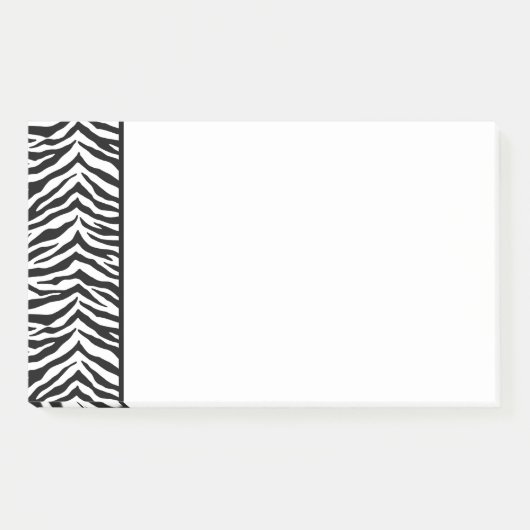 Zebra Print Post-it-Notes Post-it Klebezettel (Vorderseite)