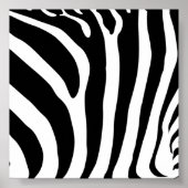 Zebra Print Poster (Vorne)