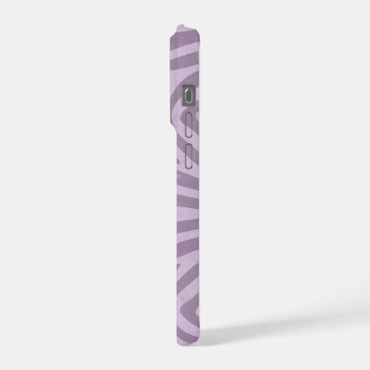 Zebra print purple mobile case iPhone hülle (Linke Seite)