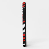 Zebra Print Red Mix iPhone 5 Fall Case-Mate iPhone Hülle (Hinten/Links)