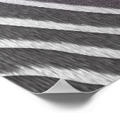 Zebra Print Rose Poster (Ecke)