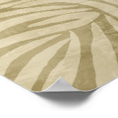 Zebra Print Sand Poster (Ecke)