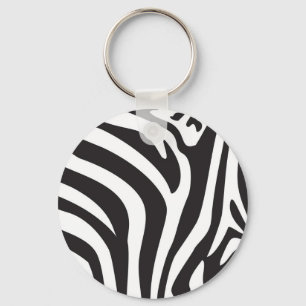 Zebra Print Schlüsselanhänger
