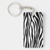 Zebra Print Schlüsselanhänger (Vorderseite)