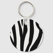 Zebra Print Schlüsselanhänger (Rückseite)