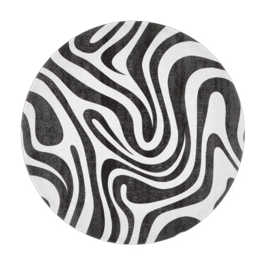 Zebra Print Schneidebrett (Vorderseite)