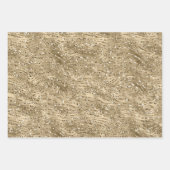 Zebra Print - Schwarz-Weiß-Glitzer Geschenkpapier Set (Vorderseite 3)