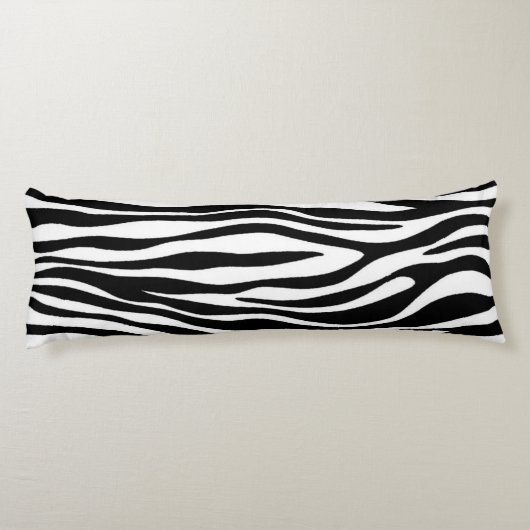 Zebra Print Seitenschläferkissen (Rückseite)