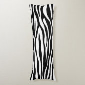 Zebra Print Seitenschläferkissen (Vorderseite Vertikal)