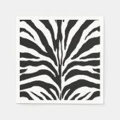 Zebra Print Serviette (Vorderseite)