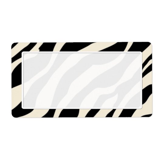 Zebra Print Shipping Labels (Vorne)