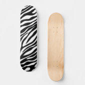 Zebra Print Skateboard (Vorderseite)