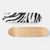 Zebra Print Skateboard Mini (Horizontal)