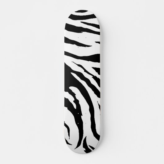 Zebra Print Skateboard Mini (Vorne)