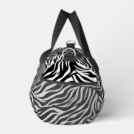 Zebra Print Small Duffel Bag Duffle Bag (Rechts)