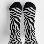 Zebra print socks socken (Oben)