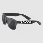 Zebra Print-Sonnenbrille (Links)