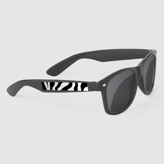 Zebra Print-Sonnenbrille (Rechts)