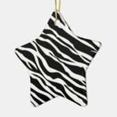 Zebra Print Star Ornament (Links)