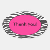 Zebra Print Sticker (Vorderseite)