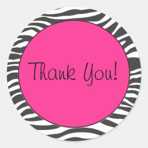 Zebra Print Sticker