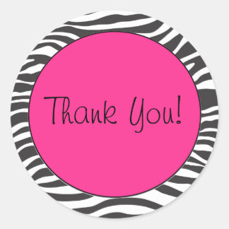 Zebra Print Sticker