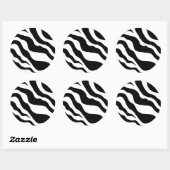 Zebra Print Stickers (Blatt)