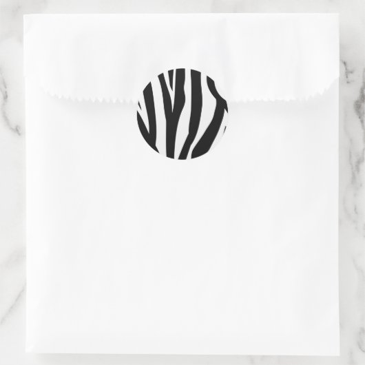Zebra Print Stickers (Tasche)