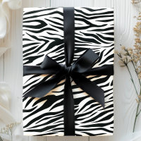 Zebra Print Streifen Schwarz-Weiß-Muster