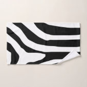 Zebra Print Stripes Muster Badhandtuch Set (Handtuch)