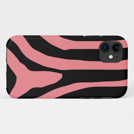 Zebra Print Stripes Muster Case-Mate iPhone Hülle (Rückseite (Horizontal))