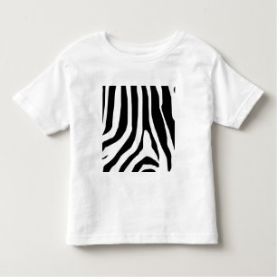 Zebra Print Stripes Muster Kleinkind T-shirt