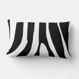 Zebra Print Stripes Muster Lendenkissen