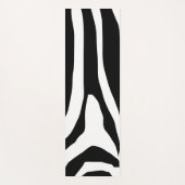 Zebra Print Stripes Muster Yogamatte (Vorderseite)