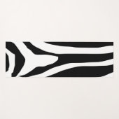 Zebra Print Stripes Muster Yogamatte (Vorderseite (Horizontal))
