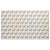 Zebra Print - Taupe Tan und White Stoff (Yard (91,4 cm))
