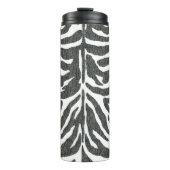 Zebra print Thermal Tumbler Thermosbecher (Vorderseite)