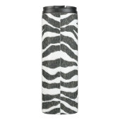 Zebra print Thermal Tumbler Thermosbecher (Rückseite)
