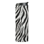 Zebra Print Thermosbecher (Nach links gedreht)