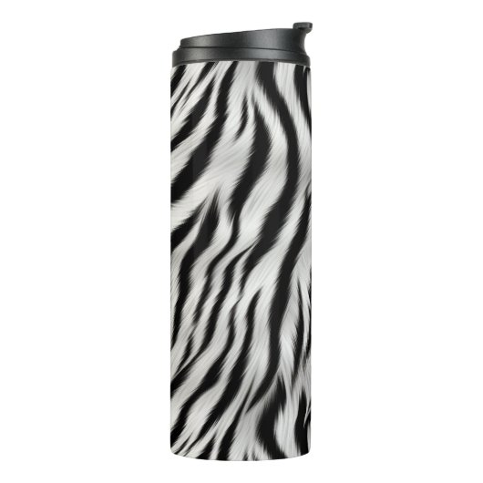 Zebra Print Thermosbecher (Nach links gedreht)